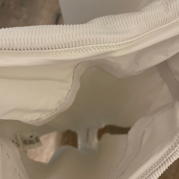 Vitamin A Swim White Ribbed one piece - Picture 3 of 5